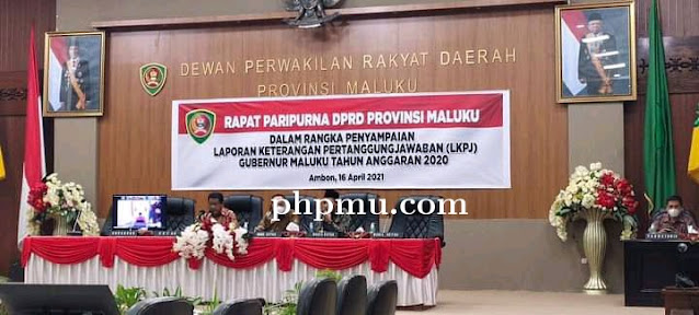 Lucky Wattimury Pimpin DPRD Maluku Gelar Paripurna LKPJ 2020 Secara Virtual.lelemuku.com.jpg