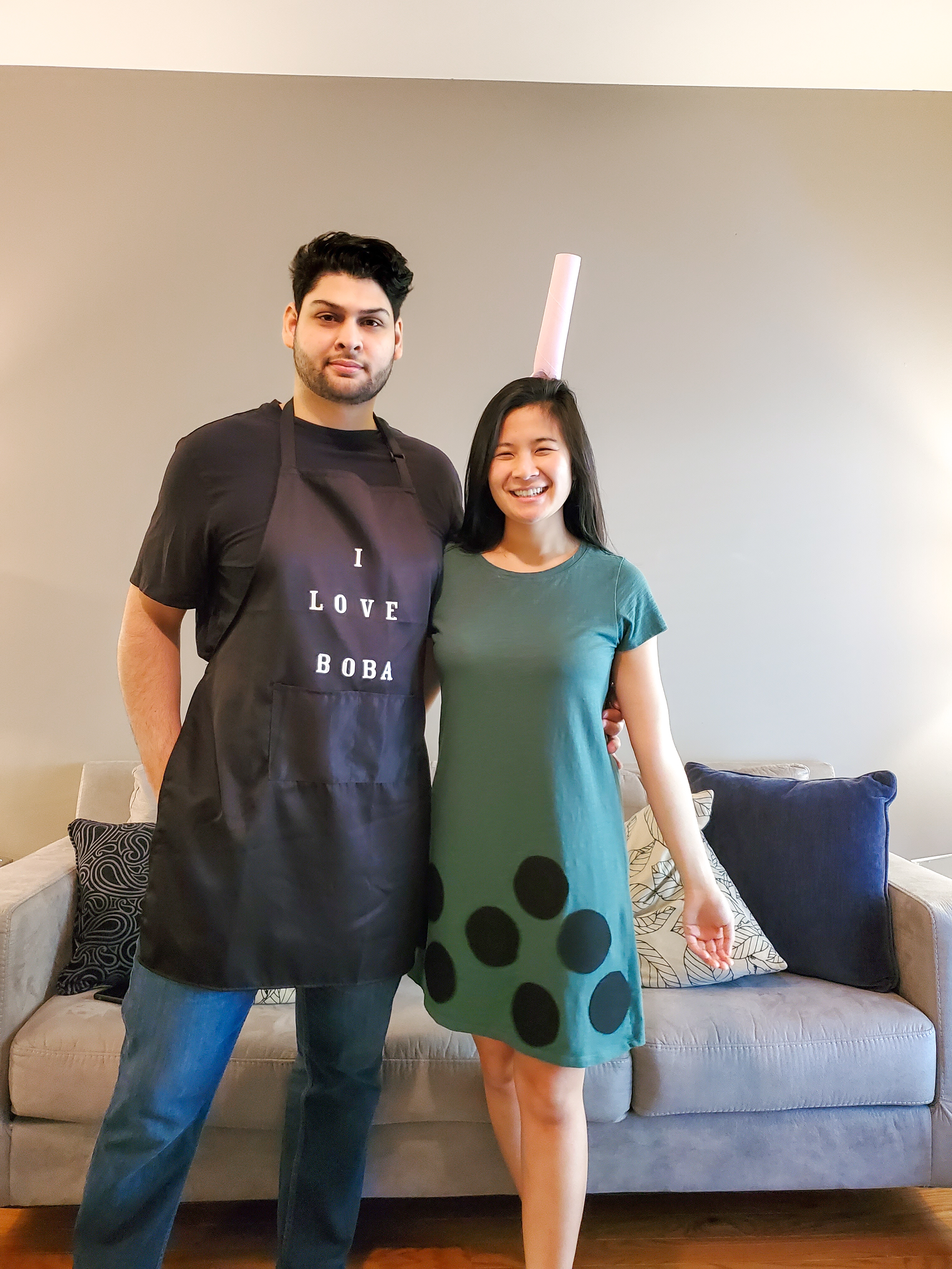 DIY BOBA TEA HALLOWEEN COSTUME IDEA