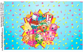 Shopkins  Free Printable Candy Bar Labels.