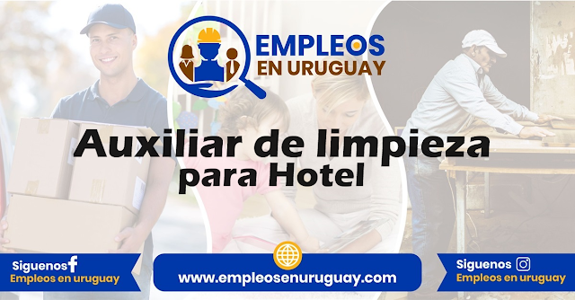 Auxiliar de limpieza para Hotel