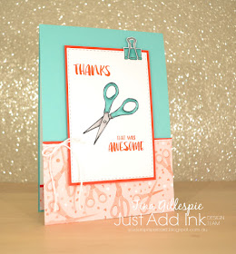 scissorspapercard, Stampin' Up!, Just Add Ink, Follow Your Art Suite, Crafting Forever, Fabulous Flamingo, Stampin' Blends