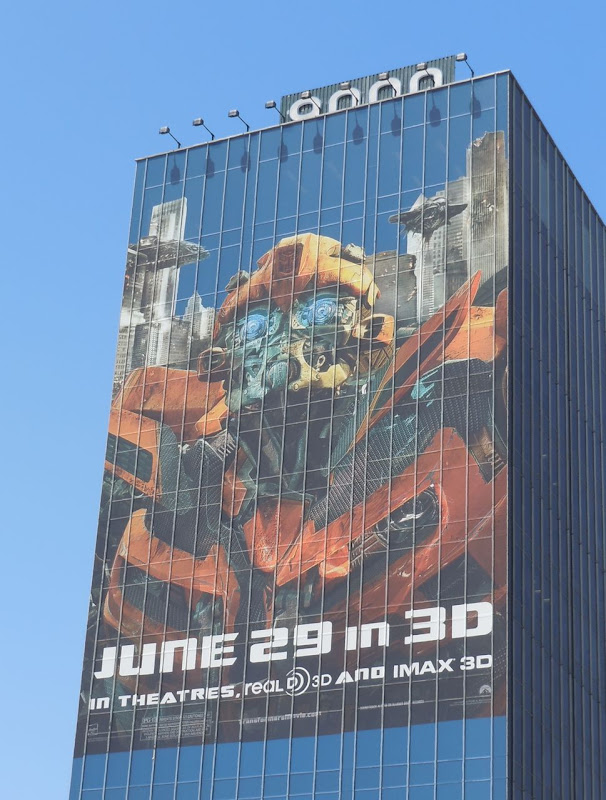 Bumblebee Transformers Dark of the Moon billboard