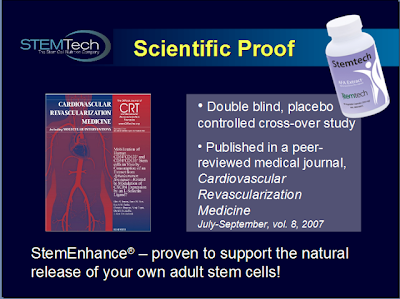 How does an increase in the number of circulating stem cells lead to optimal health