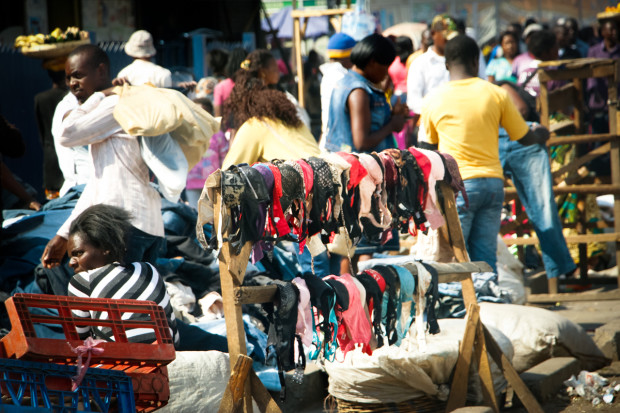 Used underwear market in Zambia