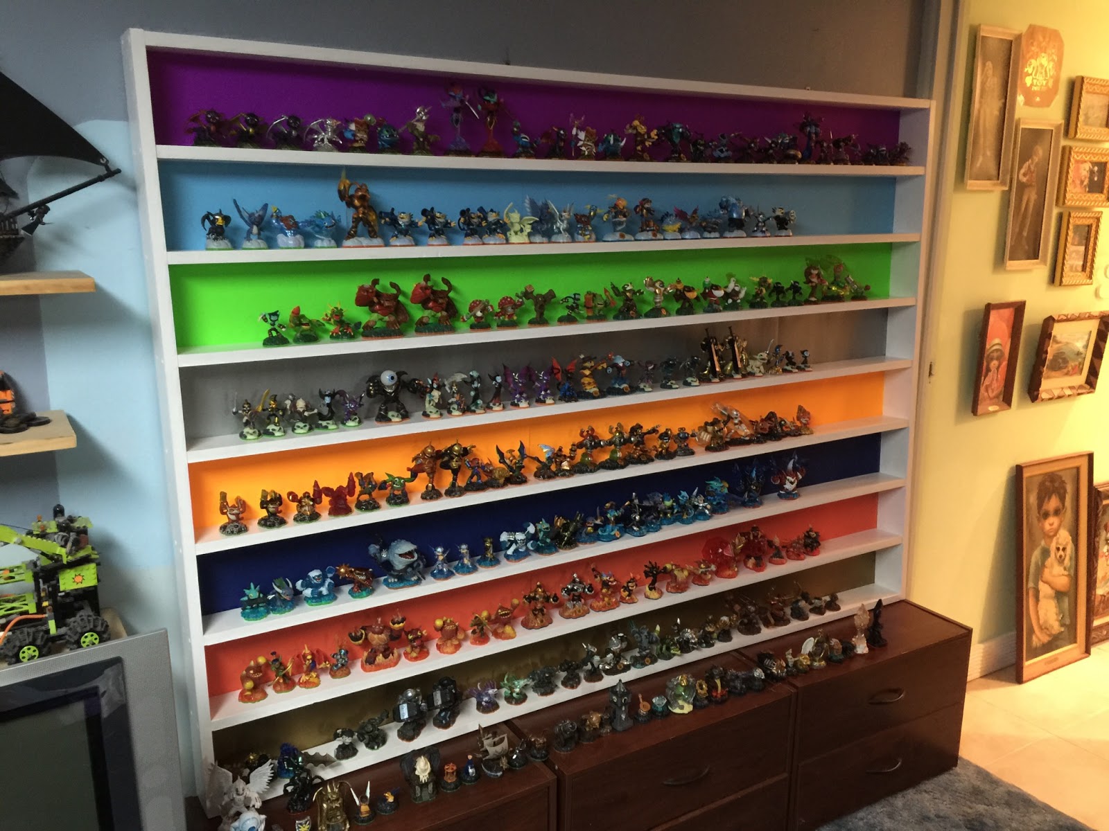 Our Skylander Shelf