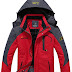 Wantdo Men's Mountain Waterproof Fleece Ski Jacket