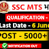 SSC MTS Bharti 2024: एसएससी एमटीएस के 5000 पदों पर भर्ती नोटिफिकेशन