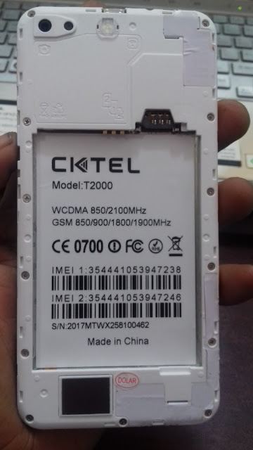 CKTLE T2000 FLASH FILE FIRMWARE MT6580 6.1 (STOCK ROM) 100% TESTED