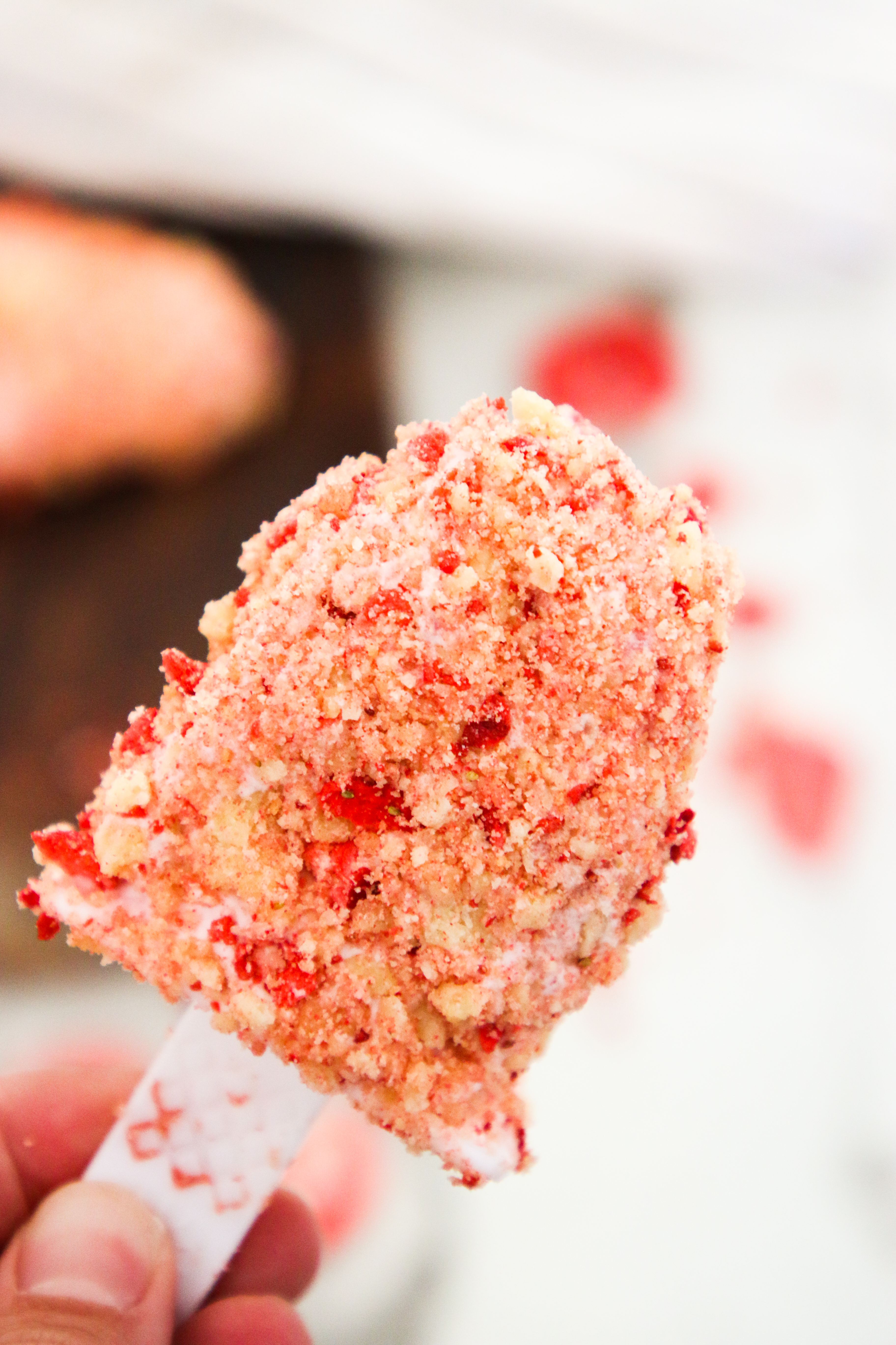 Strawberry Shortcake Popsicle