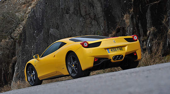 Ferrari country selector