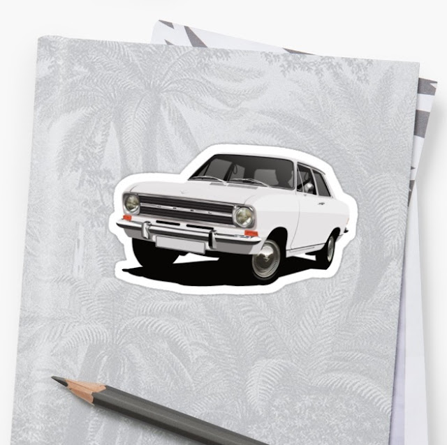 Opel Kadett B Sedan stickers