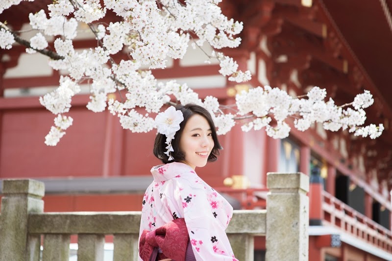 台灣女生在日本京都東京穿和服拍寫真攝影照片