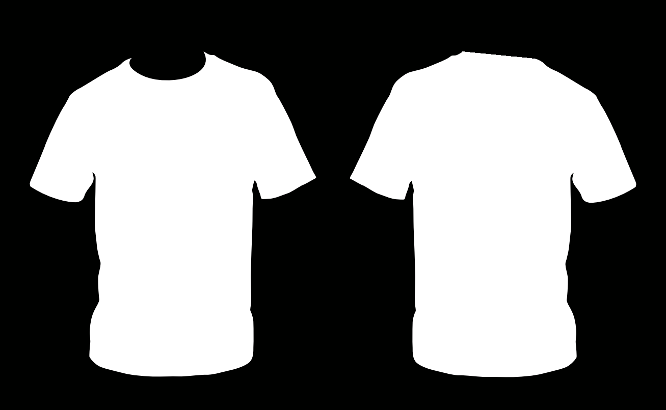 Download Blank Front And Back Black T Shirts | Joy Studio Design ...
