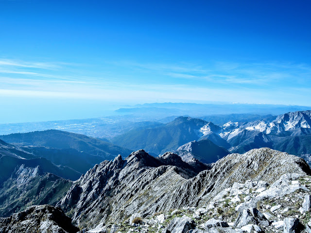 Panorama sull'alta Versilia