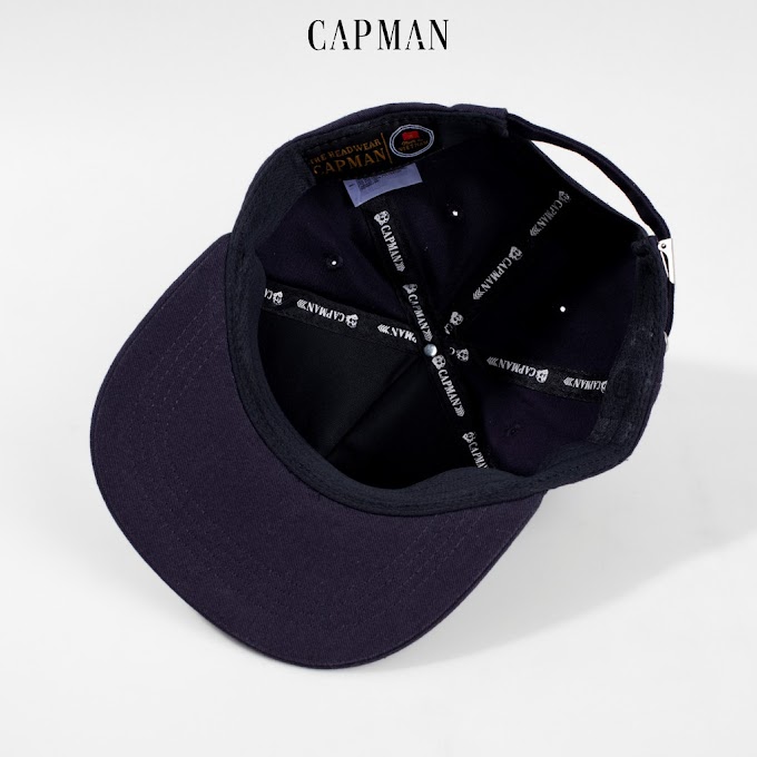 Mũ lưỡi trai CAPMAN chính hãng full box, nón kết nam snapback CM03 màu tím