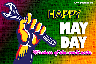 happy may day workers of world unite. May Day wishes image