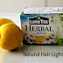 How To Lighten Your Hair Naturally Using Lemons and Chamomile