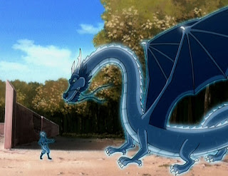 Aang and Roku's Dragon