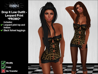 BSN Drop It Low Outfit - Leopard Print *PROMO*