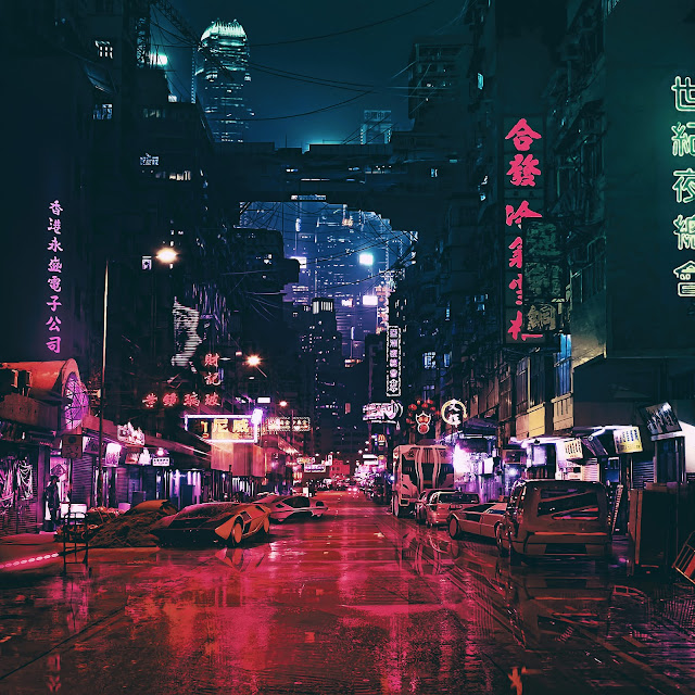 Futuristic City Science Fiction Concept Desktop Wallpaper