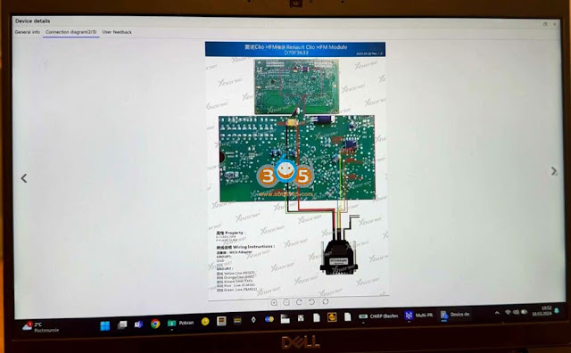 Read Renault HFM ISK PIN with Xhorse Multi Prog 4