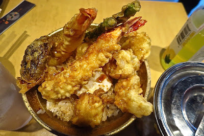 Ginza Tendon Itsuki, seafood tendon