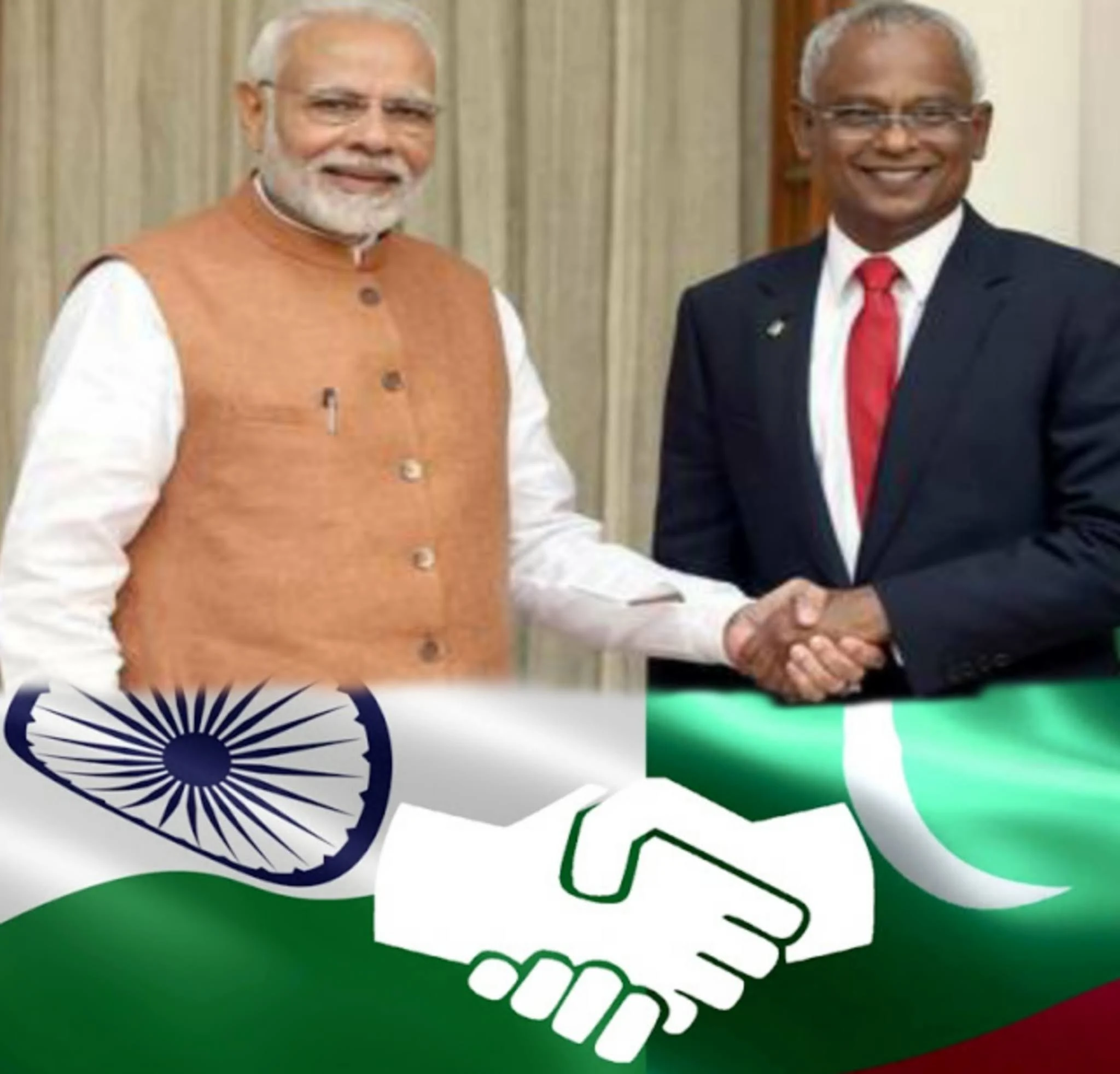 Modi with mohammad solih