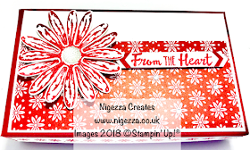 Craft Fair Gift Box for Narrow Note Cards Using Dashing Along DSP Nigezza Creates