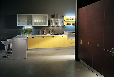 Yellow Kitchen Furniture Contemporary