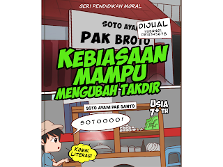 Komik Literasi "Kebiasaan Mampu Mengubah Takdir"