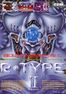 R-Type 2+arcade+game+portable+art+flyer