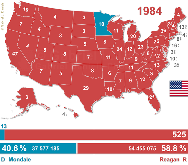 United States of America presidential election of 1984