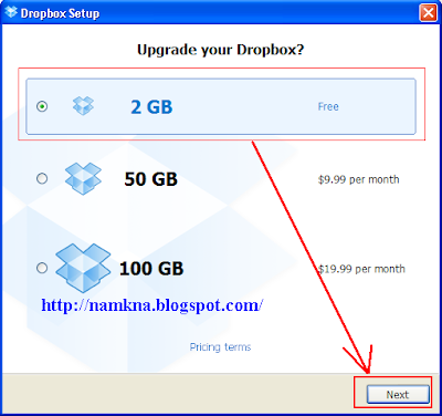 Hướng dẫn sử dụng Dropbox để lưu trữ File Javarscrip cho Web blog - http://namkna.blogspot.com/