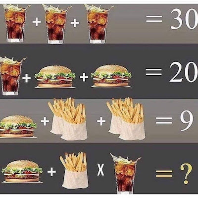 Cola Burger French Fry Puzzle