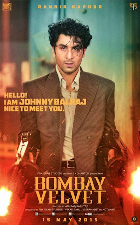 Poster Of Bollywood Movie Bombay Velvet (2015) 300MB Compressed Small Size Pc Movie Free Download worldfree4u.com