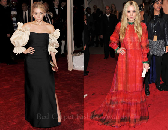 Mary Kate Olsen in vintage Givenchy coutureThe puffy sleaves might be a bit 