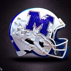 Middle Tennessee Blue Raiders Concept Football Helmets