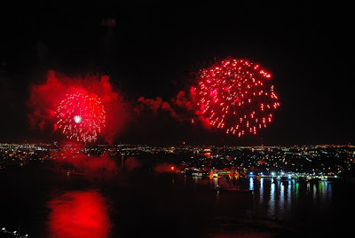 fireworks display