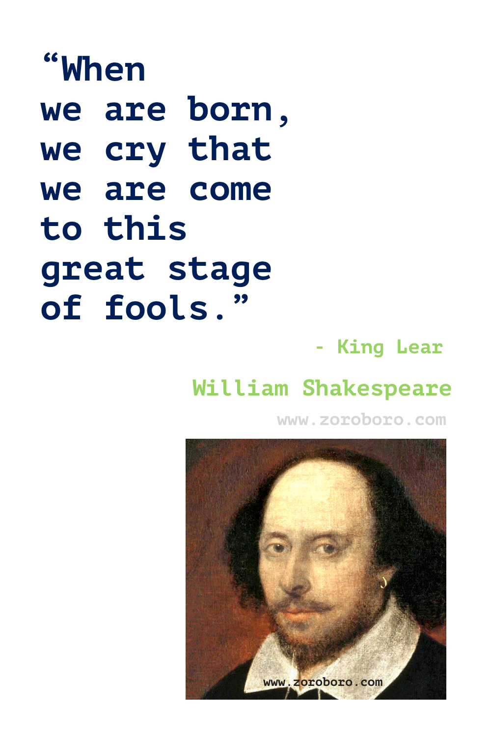 William Shakespeare Quotes, Romeo and Juliet Quotes, Hamlet Quotes, Macbeth Quotes & more. William Shakespeare Play Quotes, William Shakespeare Poems.