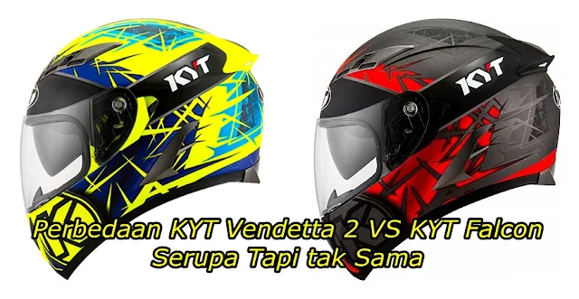 Kiri KYT Vendetta 2 VS kanan Falcon