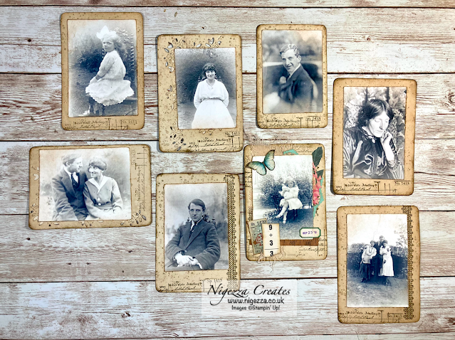 Let's Make Some Cabinet Cards With My Glass Negative Photos