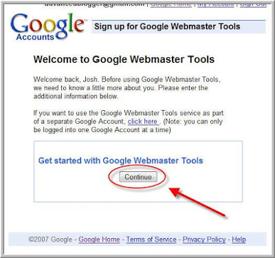 cara mendaftar google webmaster
