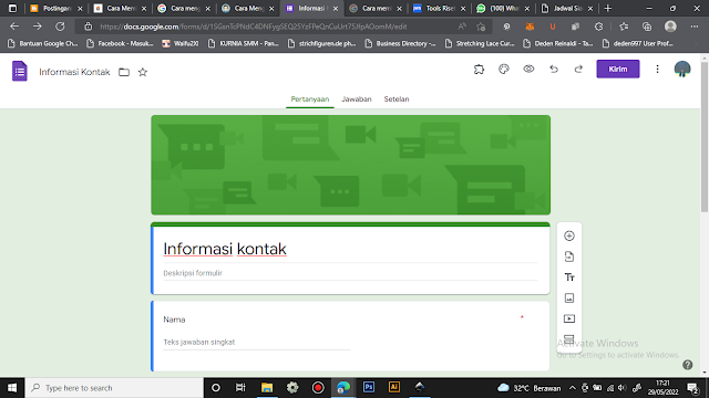 Cara Menghubungkan Google Form Dengan Google Sheets