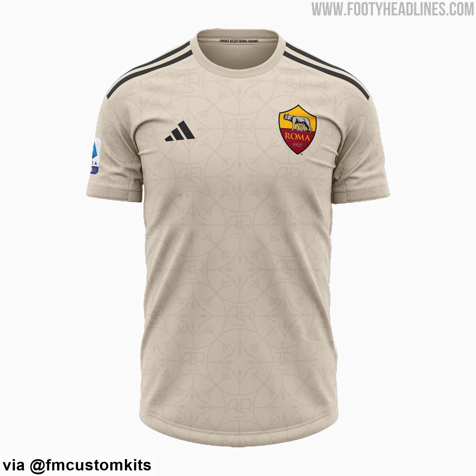 No More New Balance: Adidas AS Roma 23-24 Home Kit Released + Away