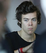 One Direction: Harry Styles at Paris CDG Airport .