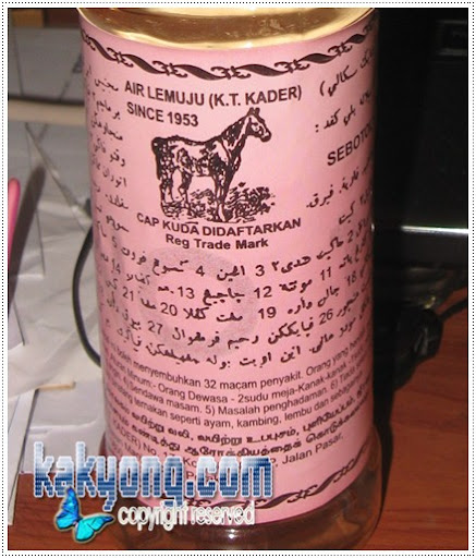 Kome pernah minum air lemuju  kakyong[dot]com© : Jurnal 