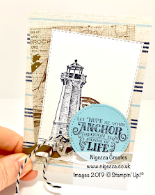 Nigezza Creates, Stampin Up! Sailing Alternative To Home On Stage Make & Take