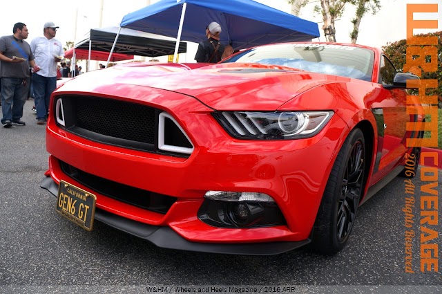 IKON Motorsports Red Mustang at Spring Show Off 2