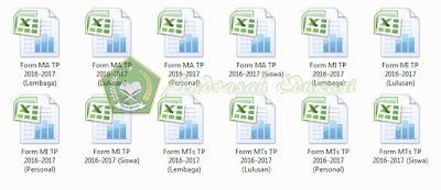 Download Form Excel EMIS Terbaru  Semseter Genap 2016/2017