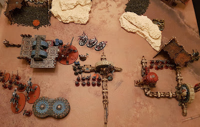 Warhammer 40k - 9th Edition - Chaos Daemons vs Adeptus Mechanicus - 1000pts - Eternal War - Incursion - Shifting Front Mission